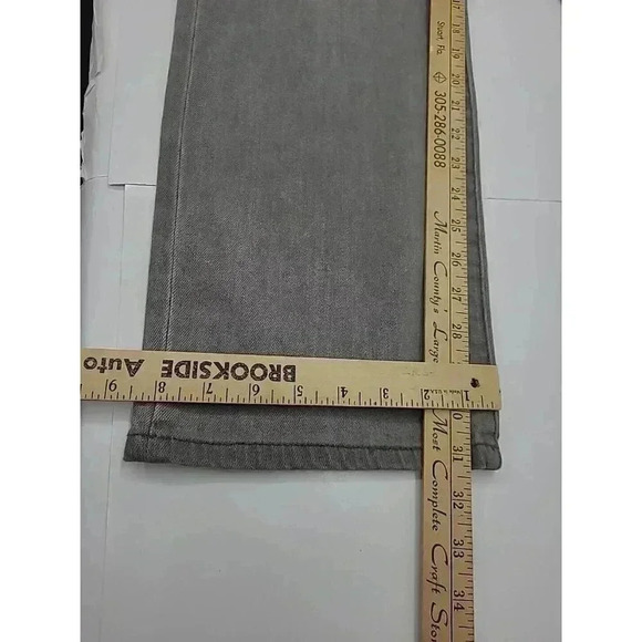 LRL Lauren Jeans Ralph Lauren Women' s Size 16W Grey Wide Leg Jeans - Picture 5 of 5